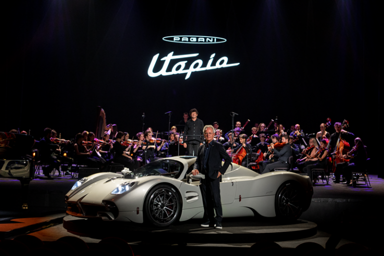 Pagani Launches Utopia with a Legendary Collaboration with Fazioli