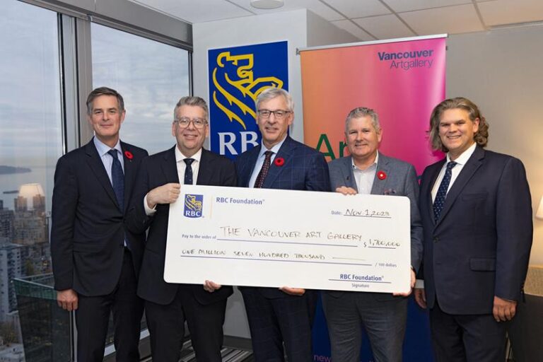 Vancouver Art Gallery Receives 1.7M Boost for RBC Emerging Artists