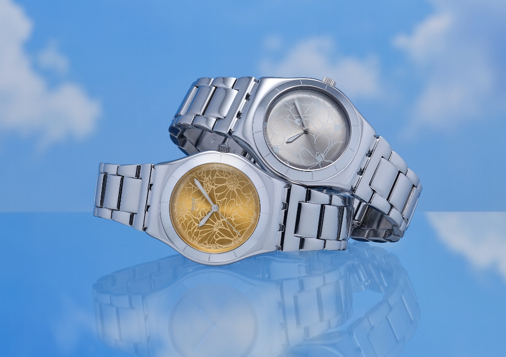 swatch, blossom collection, luxury watches, vegan watches, folioyvr, west coast luxury, vancouver, helen siwak, bc