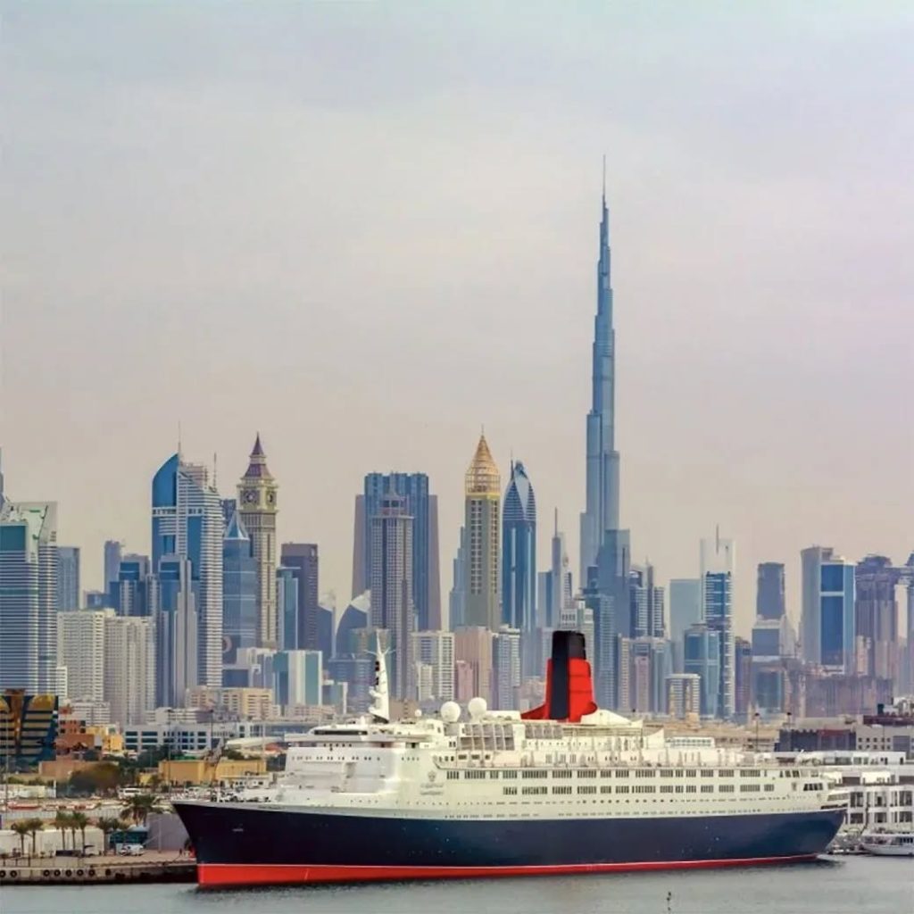 queen elizabeth 2, dubai, emirates, folioyvr, west coast luxury, global luxury, vancouver, bc, helen siwak