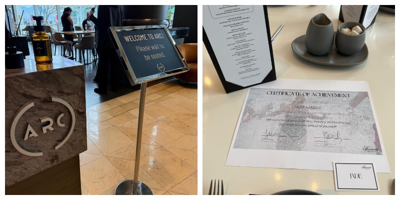 fairmont waterfront, cold plunge, bottomless brunch, jade massie, the contour concierge, vancouver, bc, yvr