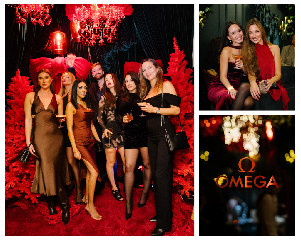 omega holiday party, albert law, helen siwak, jade massie, adam frewer, fairmont hotel vancouver, omega boutique