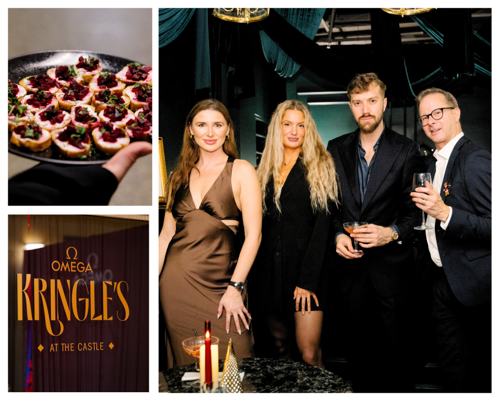 omega holiday party, albert law, helen siwak, jade massie, adam frewer, fairmont hotel vancouver, omega boutique