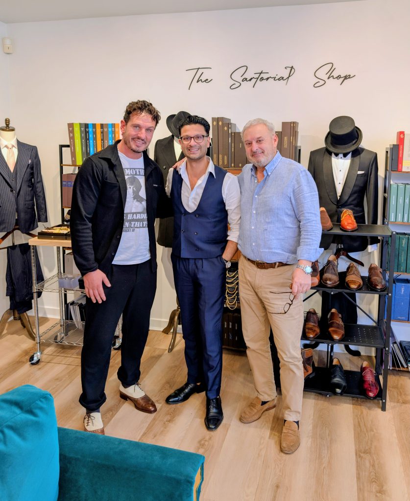 the sartorial shop, zahir rajani, angelo angalou, mens bespoke suiting, vancouver, bc, helen siwak, yvr
