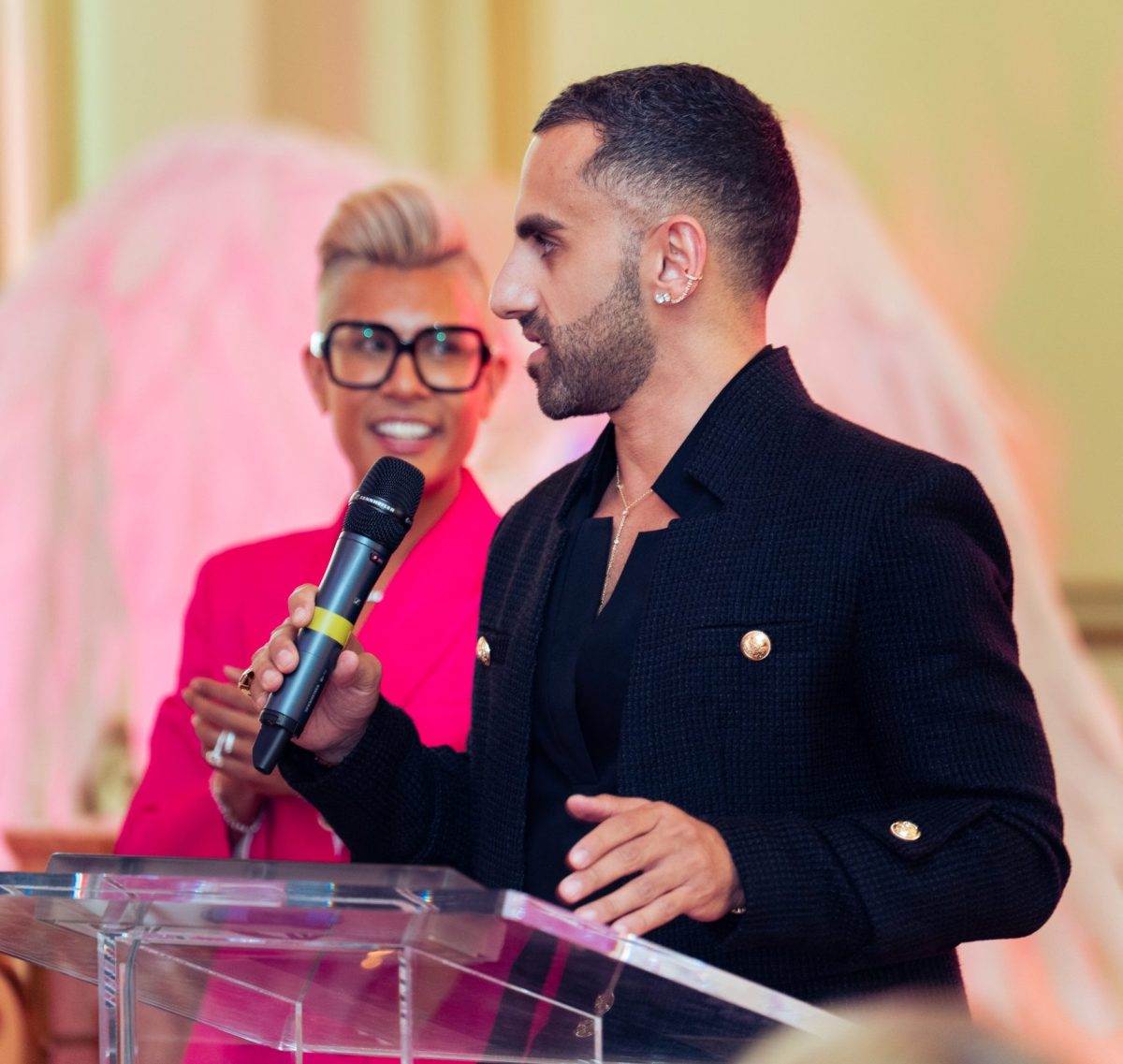 girls night out, aleem kassam, sid koshul, jacqueline adler, helen siwak, folioyvr, west coast luxury, west coast ecoluxury, vancouver, gucci, fairmont hote vancouver, qmunity, yvr, bc