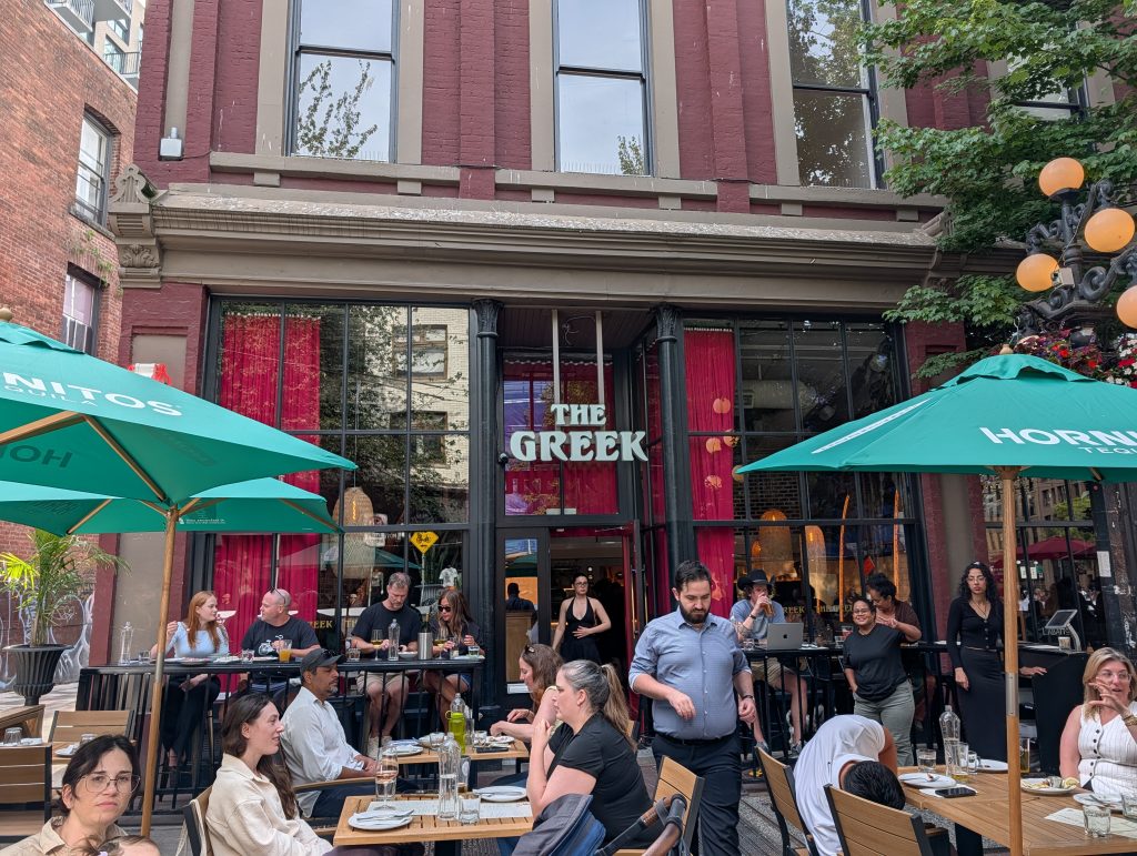 the greek by anatoli, it's what's for brunch, vegan dining, plantbased brunch, folioyvr, helen siwak, gastown, vancouver, bc, yvr