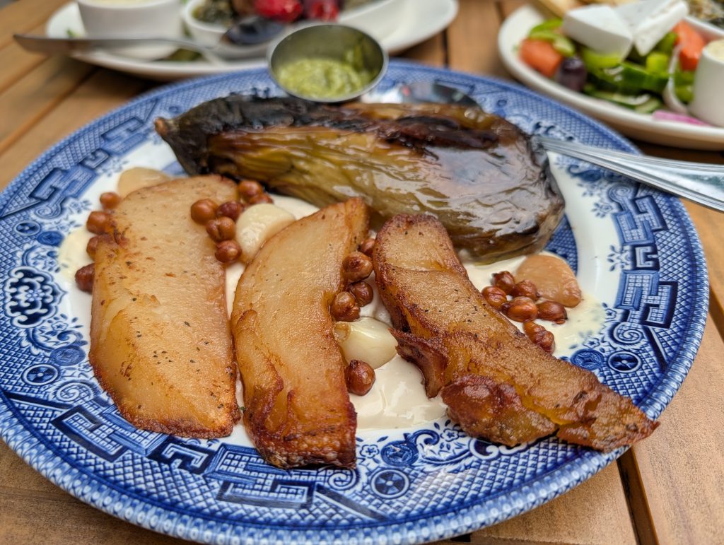 the greek by anatoli, it's what's for brunch, vegan dining, plantbased brunch, folioyvr, helen siwak, gastown, vancouver, bc, yvr