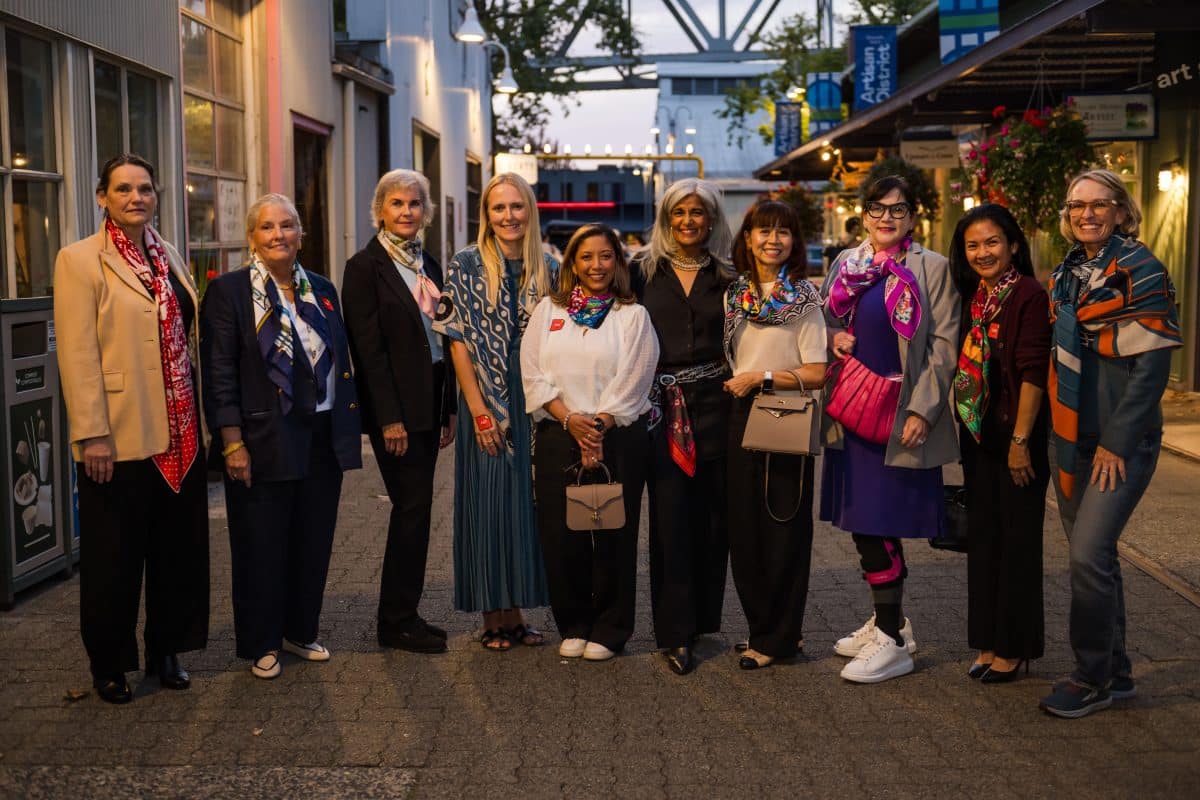 club les carres, tina dhillon, granville island, west coast brewing, wine and spirits, hermes scarves, aradhna singh, elevated lifestyle, vancouver, bc